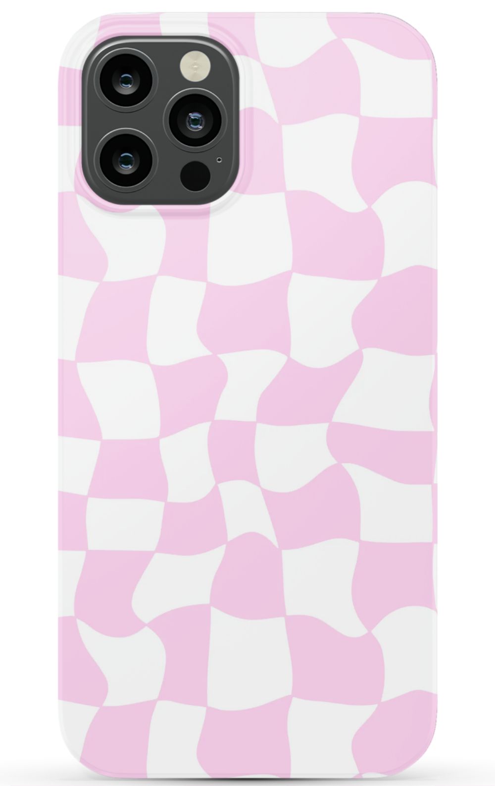 Light Pink Checkered Phone Case